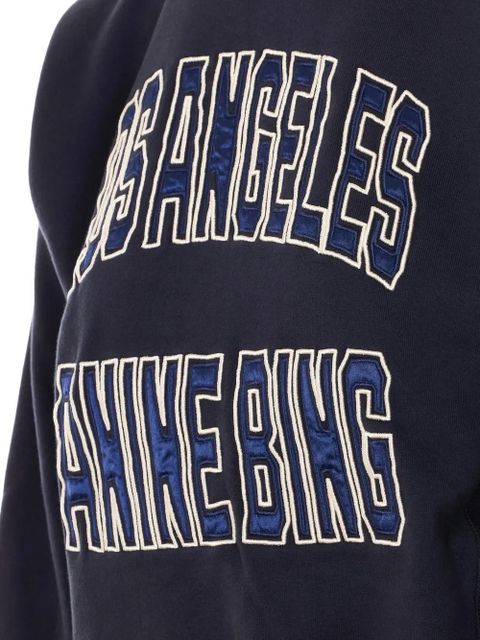 ANINE BING logo-detail sweatshirt - Blue