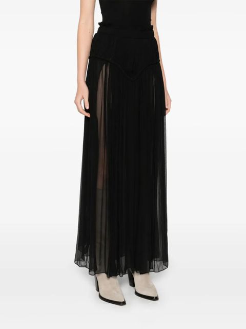 ISABEL MARANT Rolande maxi skirt - Black - zdjęcie produktu nr 2