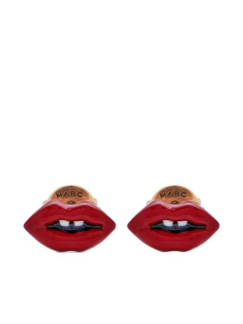 Marc Jacobs lips stud earrings - Gold - zdjęcie produktu nr 1