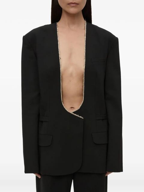 Christopher Esber Retract Shawl blazer - Black - zdjęcie produktu nr 1