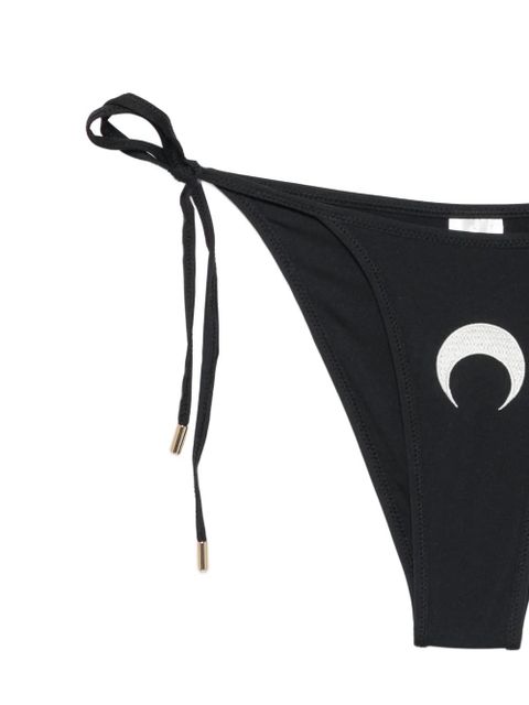Marine Serre crescent-moon bikini - Black