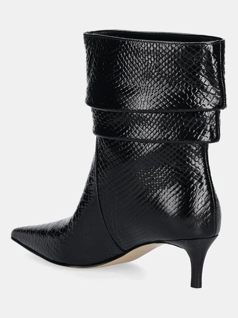 MICHAEL Michael Kors botki skórzane Dawn damskie kolor czarny na szpilce 40T5DWME5L.001 - zdjęcie produktu nr 2