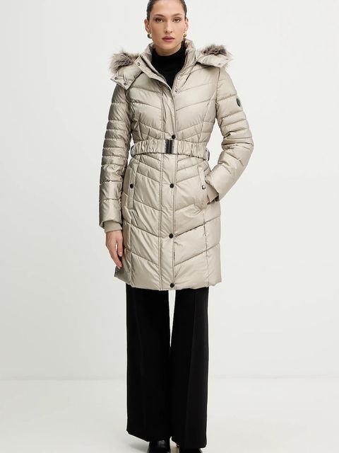 Morgan kurtka kolor beżowy zimowa GALEX1 - zdjęcie produktu nr 1