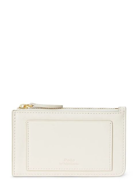 Polo Ralph Lauren portfel skórzany damski kolor beżowy 427980479 - zdjęcie produktu nr 2