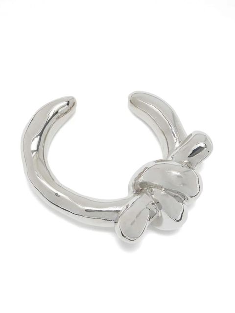 Jil Sander knot cuff bracelet - Grey - zdjęcie produktu nr 1
