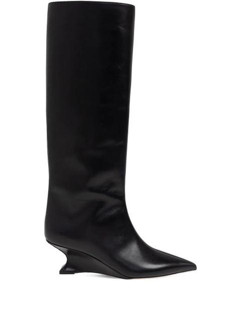 Paris Texas 65mm pointed-toe sculpted-heel Boots - Black - zdjęcie produktu nr 1