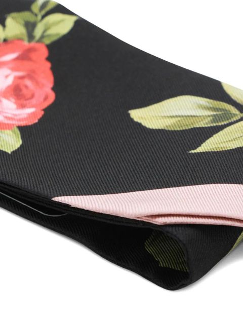 Dolce & Gabbana floral scarf - Black - zdjęcie produktu nr 2