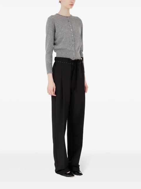 Maison Margiela drawstring trousers - Black