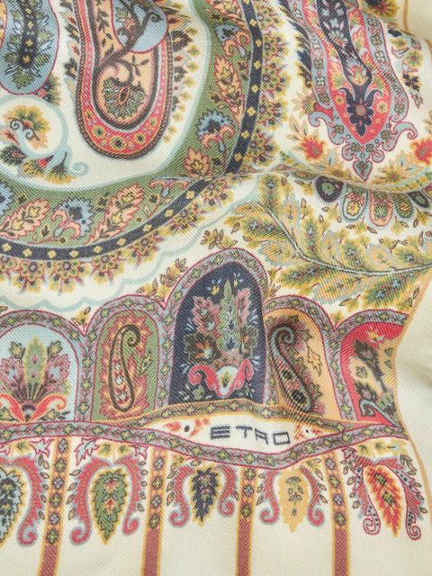 ETRO paisley-print cashmere-silk blend scarf - Neutrals - zdjęcie produktu nr 2