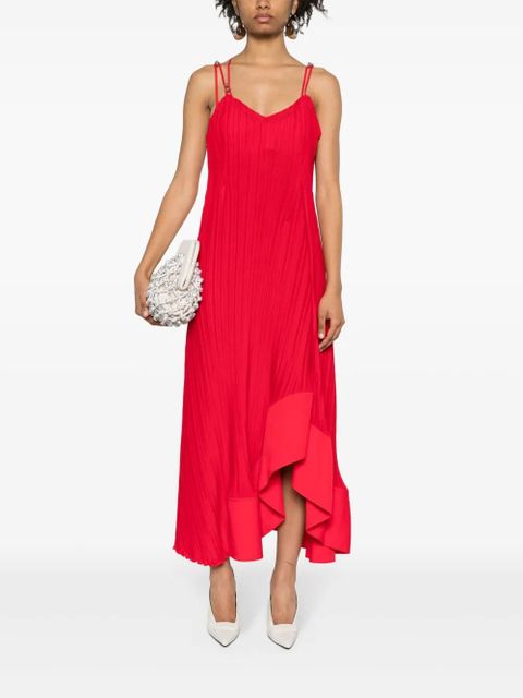 Lanvin plissé-effect dress - Red - zdjęcie produktu nr 2