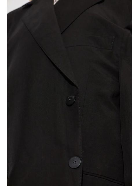 Balenciaga cut away boxy blazer - Black