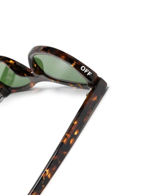 Off-White Eyewear cat-eye frame sunglasses - Brown
