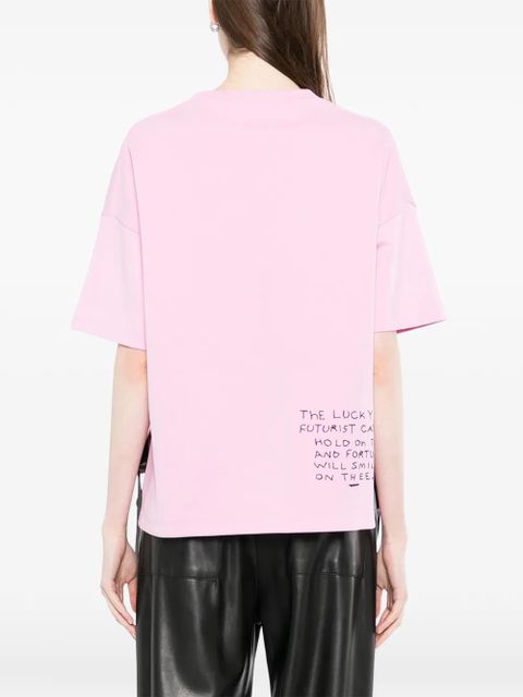 LOEWE logo-embroidered T-shirt - Pink