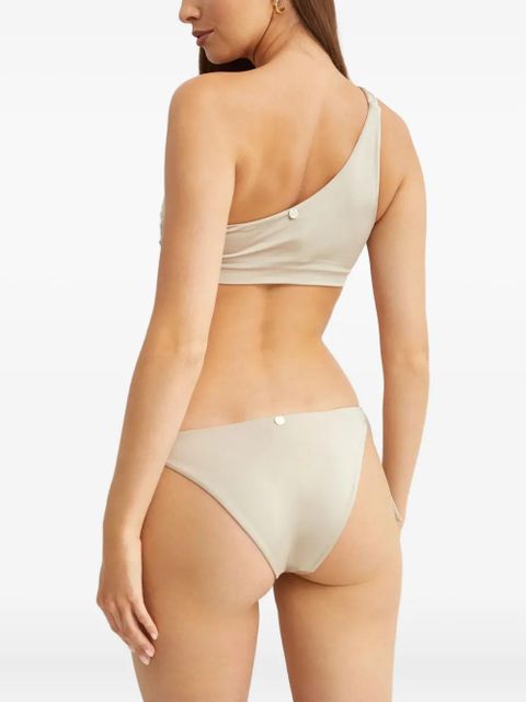 Max Mara Alisia one-shoulder bikini top - Neutrals