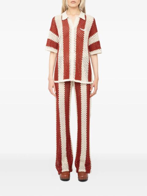 Zadig&Voltaire crochet-knit cardigan - Red