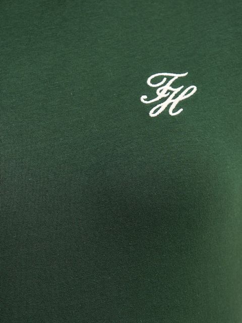 Tommy Hilfiger t-shirt damski kolor zielony WW0WW47809