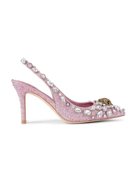 Kurt Geiger London szpilki Belgravia C High Sling kolor różowy 5385853609 - zdjęcie produktu nr 1