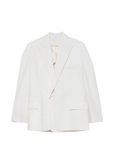 Victoria Beckham long-sleeve blazer - White - zdjęcie produktu nr 1