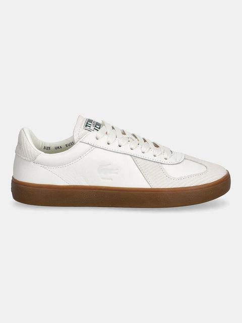 Lacoste sneakersy skórzane Baseshot Pro Sneakers damskie kolor beżowy 50SFA0032