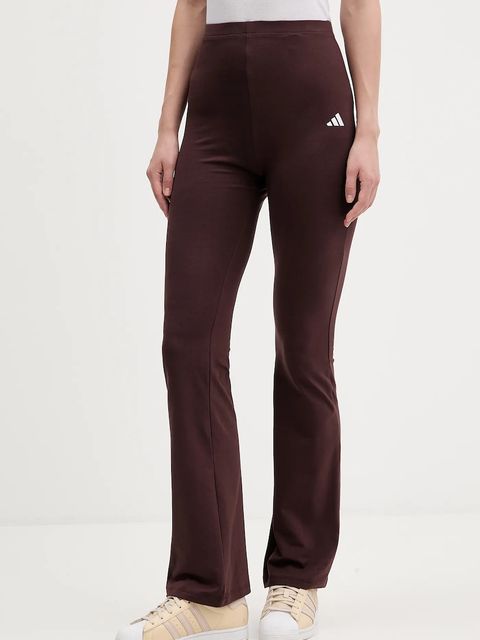 adidas legginsy Essentials damskie kolor brązowy gładkie JY3328 - zdjęcie produktu nr 1