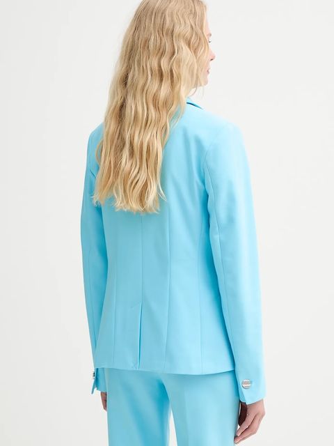 Morgan marynarka kolor niebieski dwurzędowa gładka VPKY.F