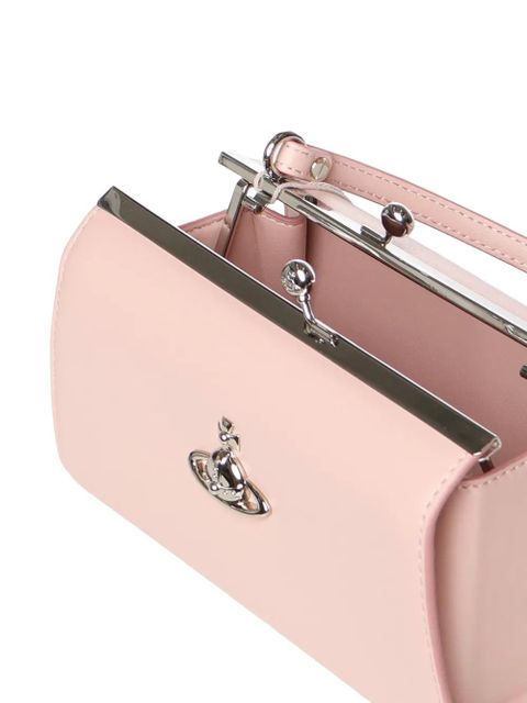 Vivienne Westwood orb clasp leather tote bag - Pink