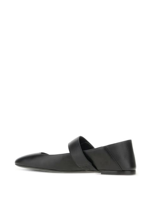 Valentino Garavani VLogo Locker Mary-Jane ballerina shoes - Black