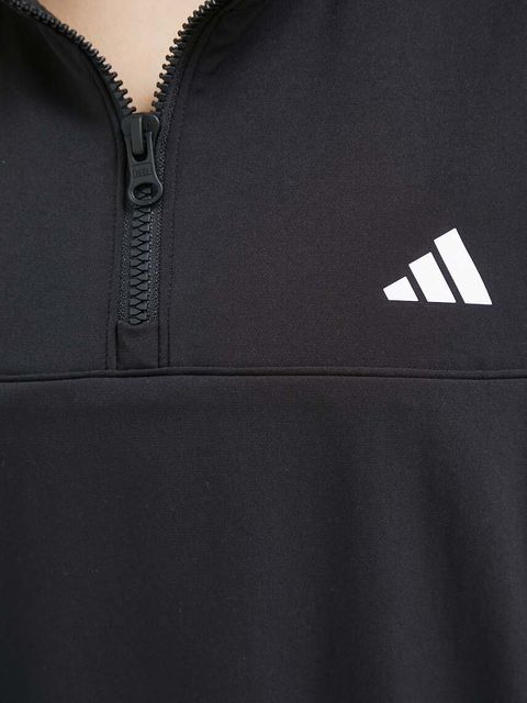 adidas Performance bluza treningowa Training Essentials kolor czarny gładka HZ5636
