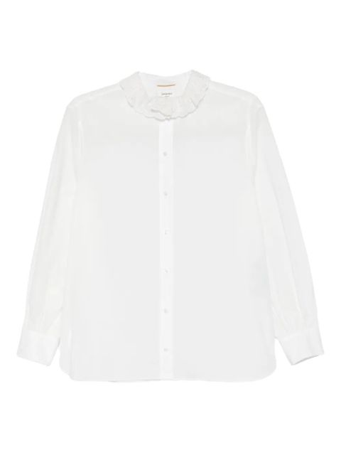 Saint Laurent lace-collar shirt - White - zdjęcie produktu nr 1