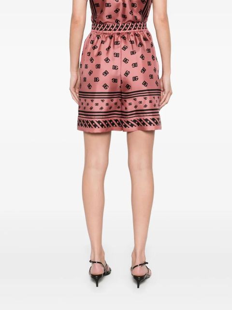 Dolce & Gabbana DNA logo-print shorts - Pink