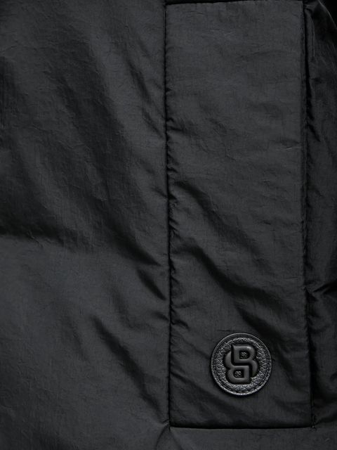 BOSS kurtka kolor czarny zimowa oversize 50546843