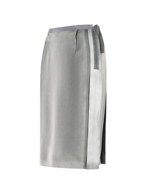 Maison Margiela reverse-effect skirt - Grey