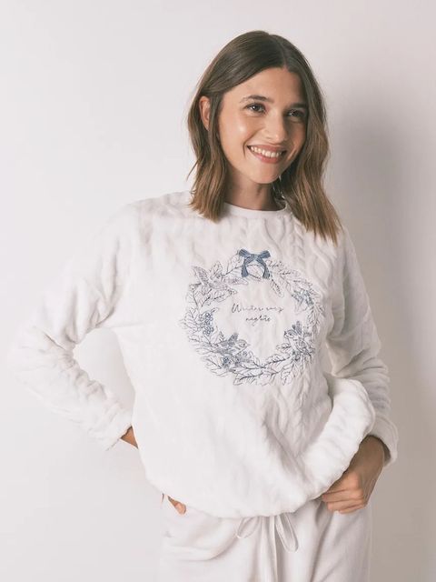 women'secret komplet piżamowy damska kolor beżowy 3592444