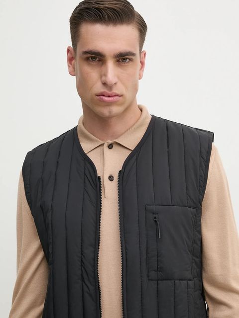 Rains bezrękawnik Banja Liner Vest T1 kolor czarny przejściowy 21660