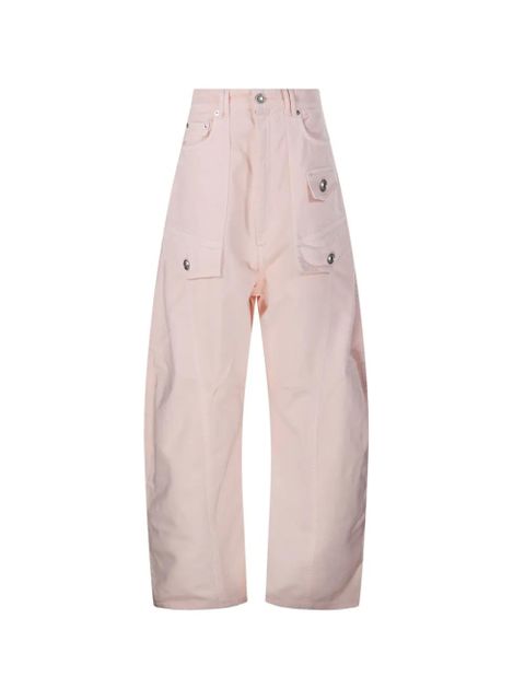 Sportmax Spxfashion cotton cargo jeans - Pink - zdjęcie produktu nr 1