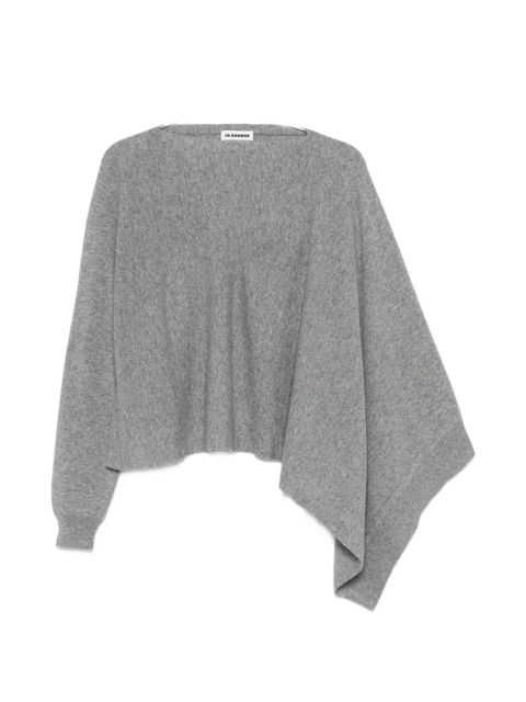 Jil Sander draped sweater - Grey - zdjęcie produktu nr 1