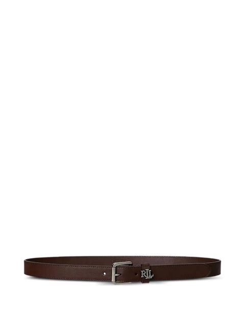 Lauren Ralph Lauren Logo Keeper leather belt - Brown - zdjęcie produktu nr 1
