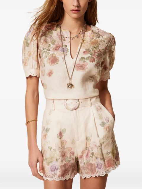 TWINSET floral-print shorts - Neutrals - zdjęcie produktu nr 2