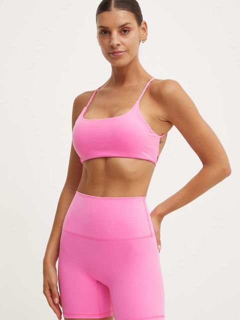 JOYINME szorty do jogi Movement kolor różowy gładkie high waist Szorty.Movement - zdjęcie produktu nr 2