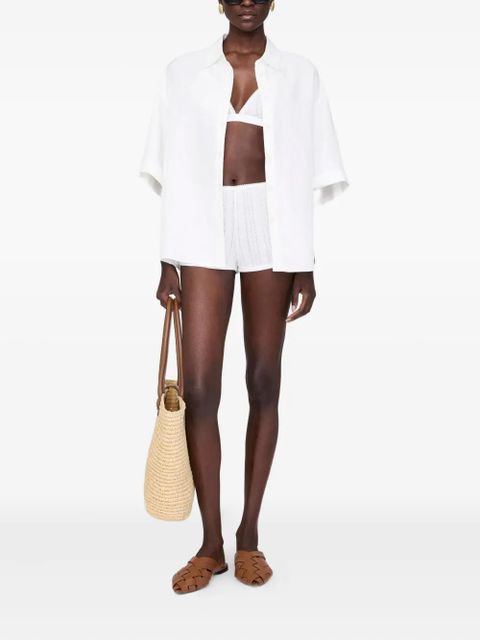 ANINE BING Fran boyshorts - White