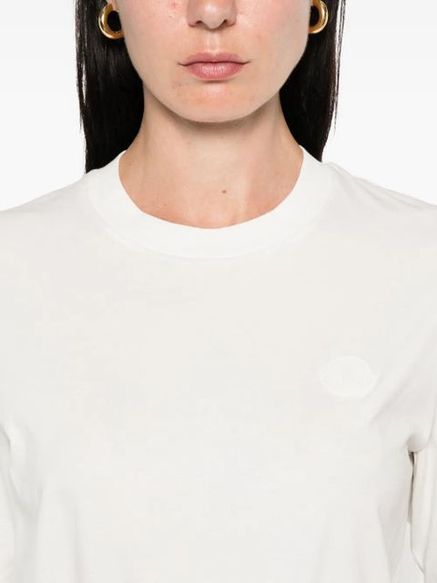 Moncler logo-patch T-shirt - White - zdjęcie produktu nr 2