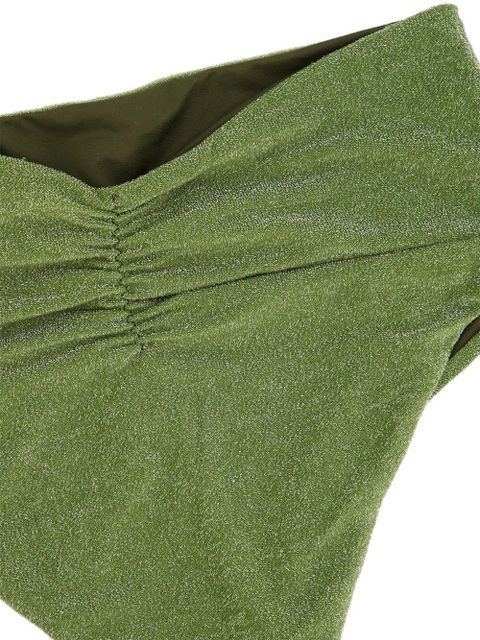 Johanna Ortiz Taita ring-detail bikini bottom - Green - zdjęcie produktu nr 2