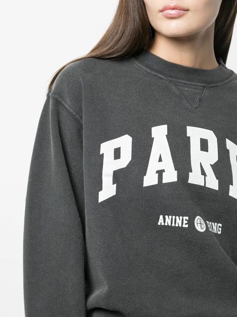 ANINE BING Ramona printed sweatshirt - Black