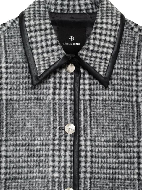 ANINE BING check-pattern jacket - Black
