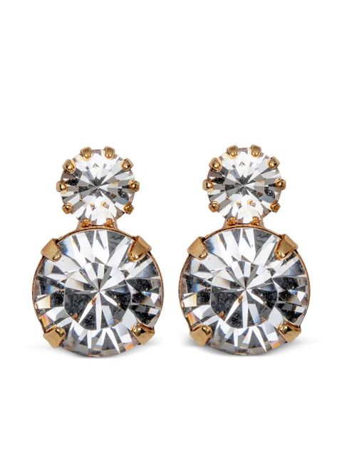 Jennifer Behr Mila crystal drop earrings - Silver - zdjęcie produktu nr 1