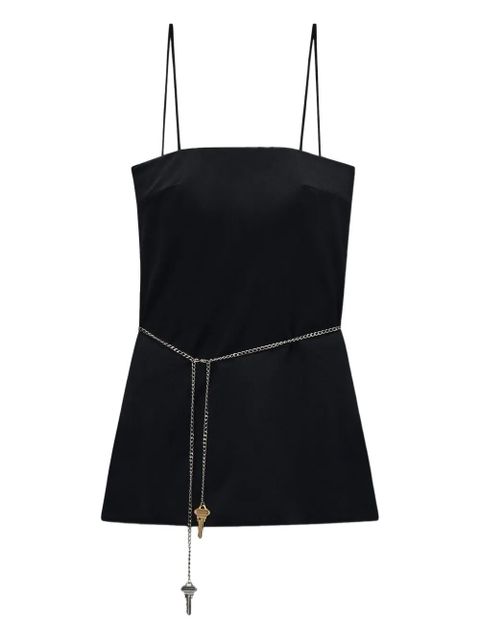 Alexander Wang chain-embellished mini dress - Black - zdjęcie produktu nr 1