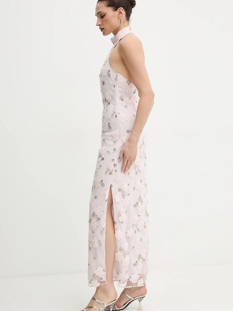 Rotate sukienka kolor różowy maxi prosta 1136743077 - zdjęcie produktu nr 2