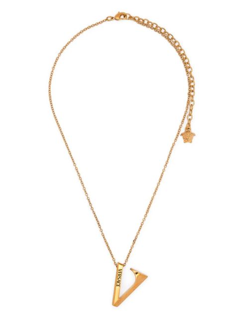 Versace V-pendant necklace - Gold - zdjęcie produktu nr 1