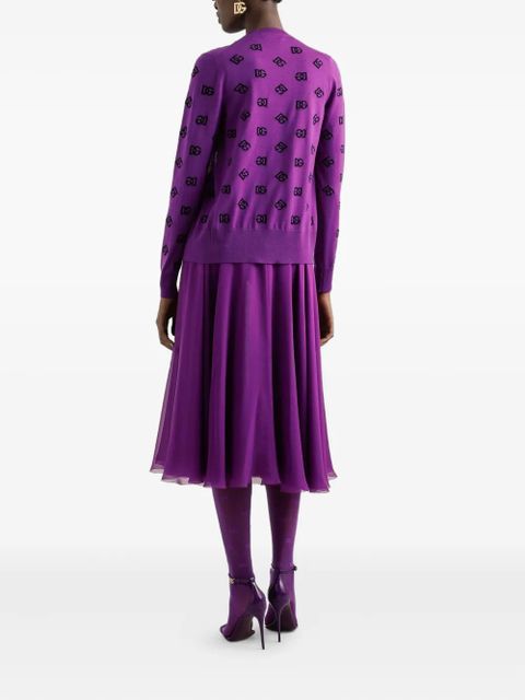 Dolce & Gabbana DNA logo-motif tank top - Purple