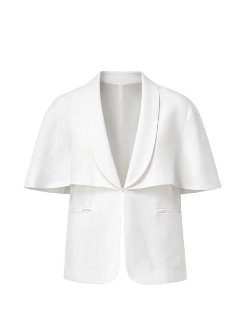 TWINSET notched cape jacket - White - zdjęcie produktu nr 1